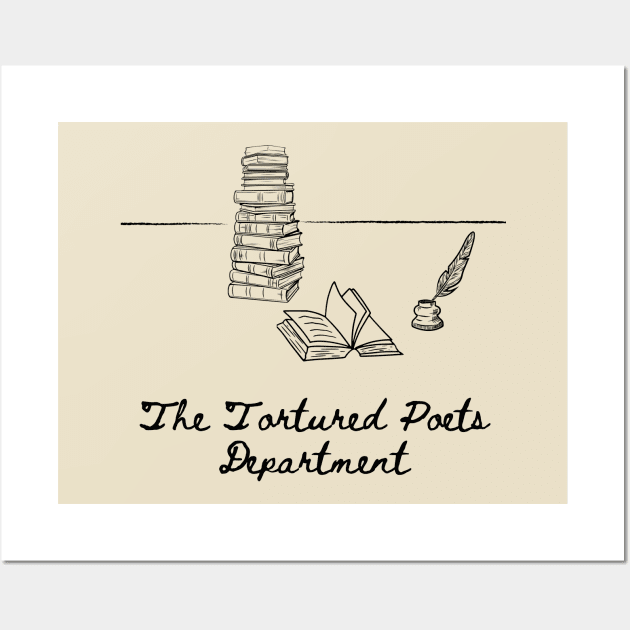 The Tortured Poets Department Design Wall Art by kuallidesigns